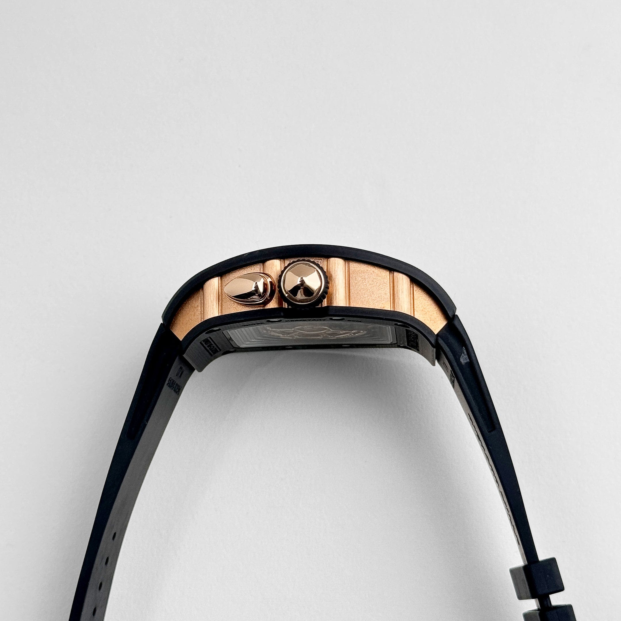 Richard Mille RM 037 'Ladies' Rose Gold Carbon TPT Diamond Set Skeleton Dial