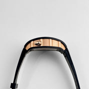 Richard Mille RM 037 'Ladies' Rose Gold Carbon TPT Diamond Set Skeleton Dial