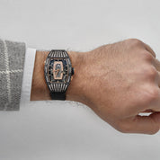 Richard Mille RM 037 'Ladies' Rose Gold Carbon TPT Diamond Set Skeleton Dial