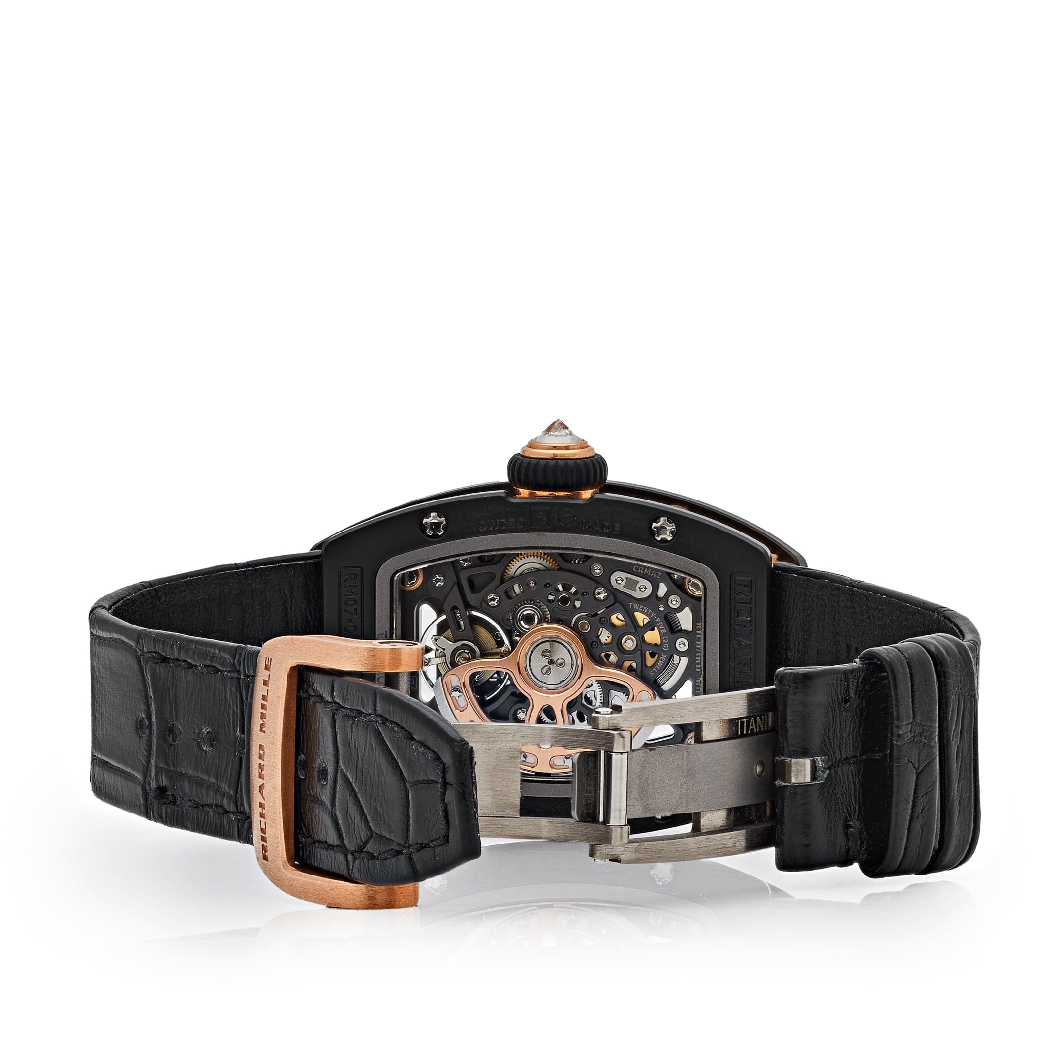 Richard Mille RM 07-01 'Ladies' Black Ceramic Black Lips Diamond