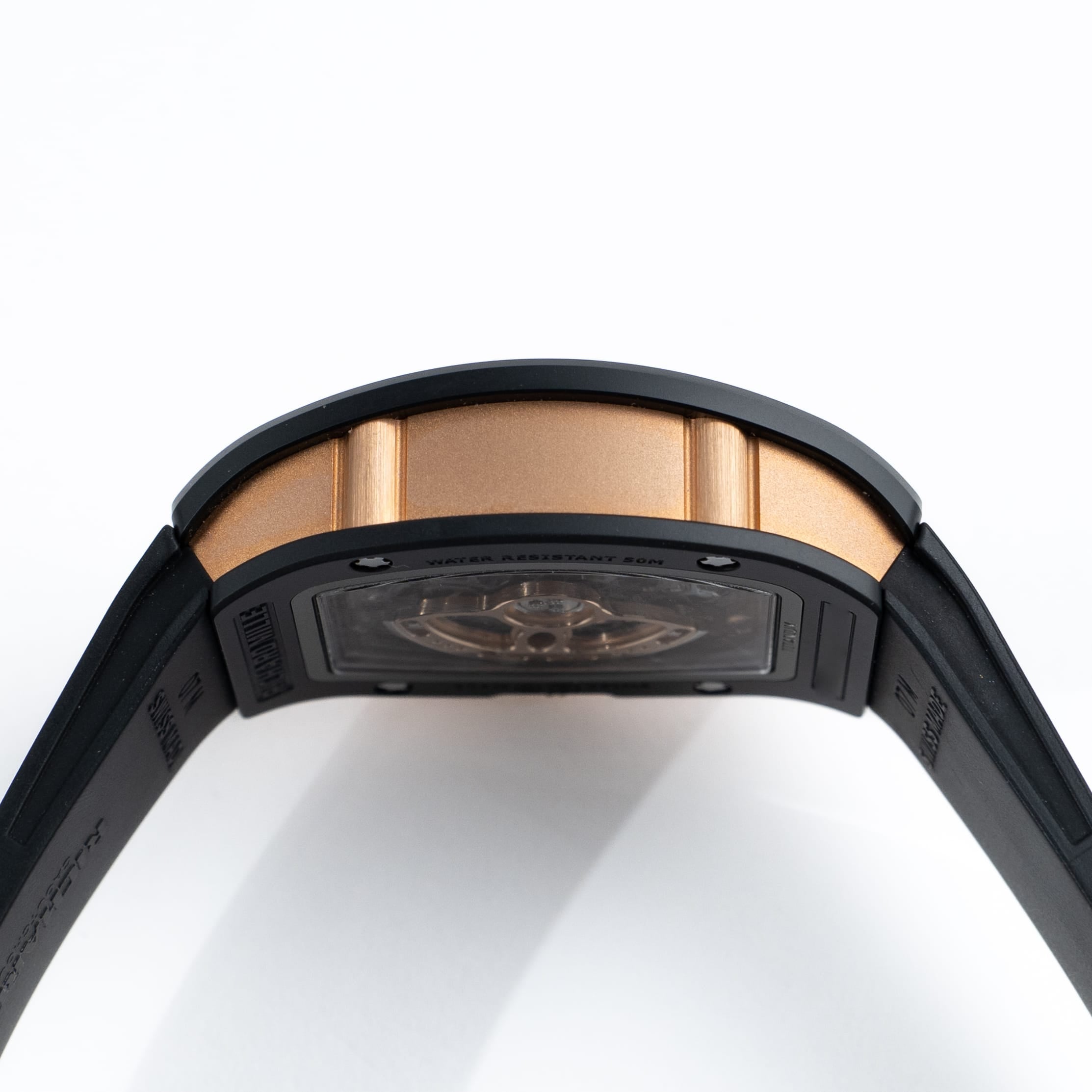 Richard Mille RM 07-01 'Ladies' Black Ceramic Rose Gold Diamond-Set Skeleton Dial (2020)