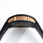 Richard Mille RM 07-01 'Ladies' Black Ceramic Rose Gold Diamond-Set Skeleton Dial
