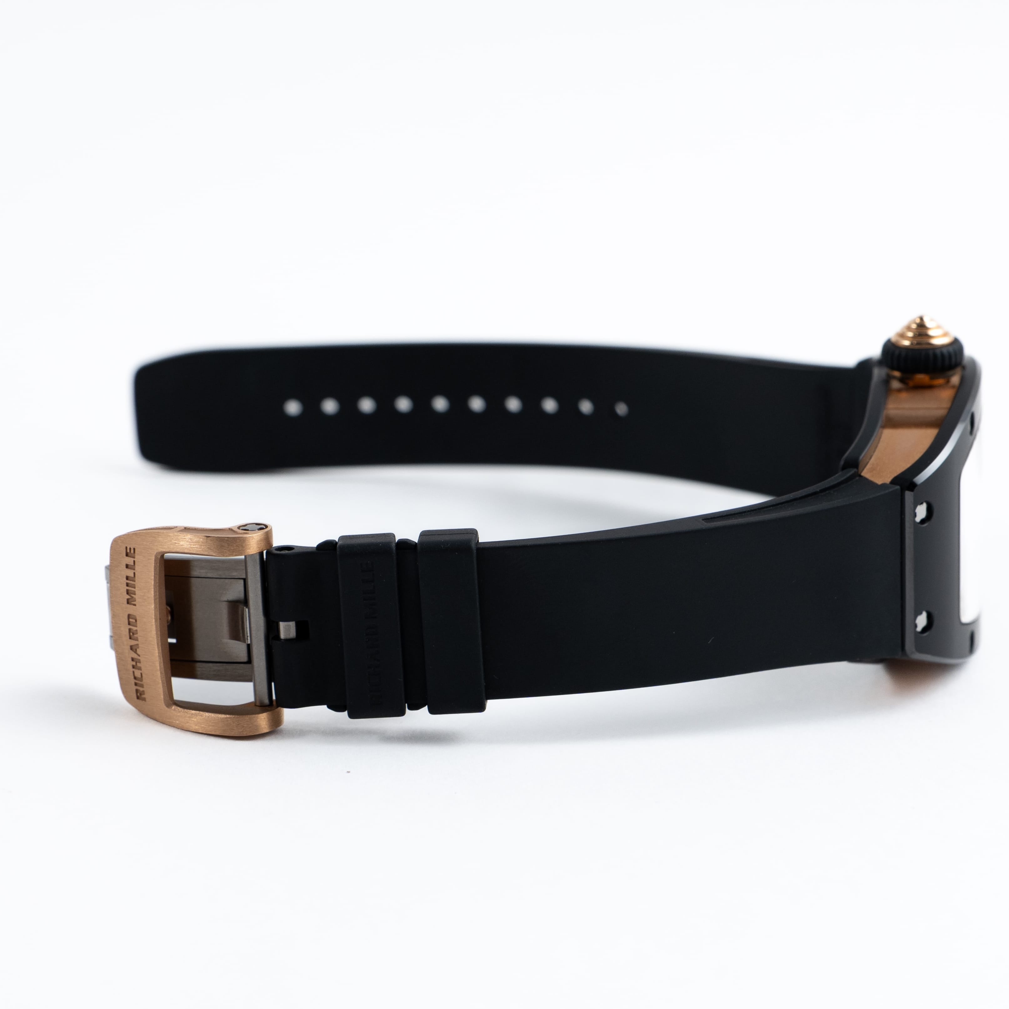 Richard Mille RM 07-01 'Ladies' Black Ceramic Rose Gold Diamond-Set Skeleton Dial (2020)