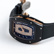 Richard Mille RM 07-01 'Ladies' Black Ceramic Rose Gold Diamond-Set Skeleton Dial (2020)