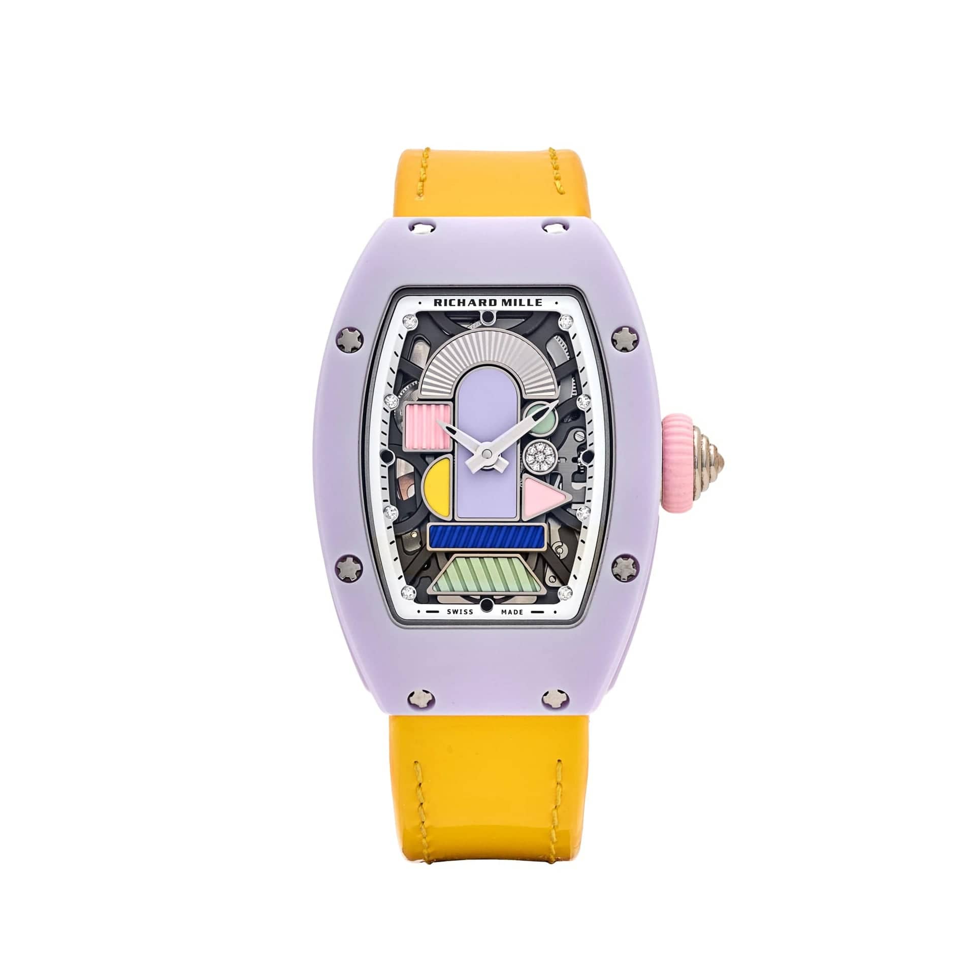 Richard Mille RM 07-01 'Ladies' Coloured Ceramics Lavender Pink Limited Edition