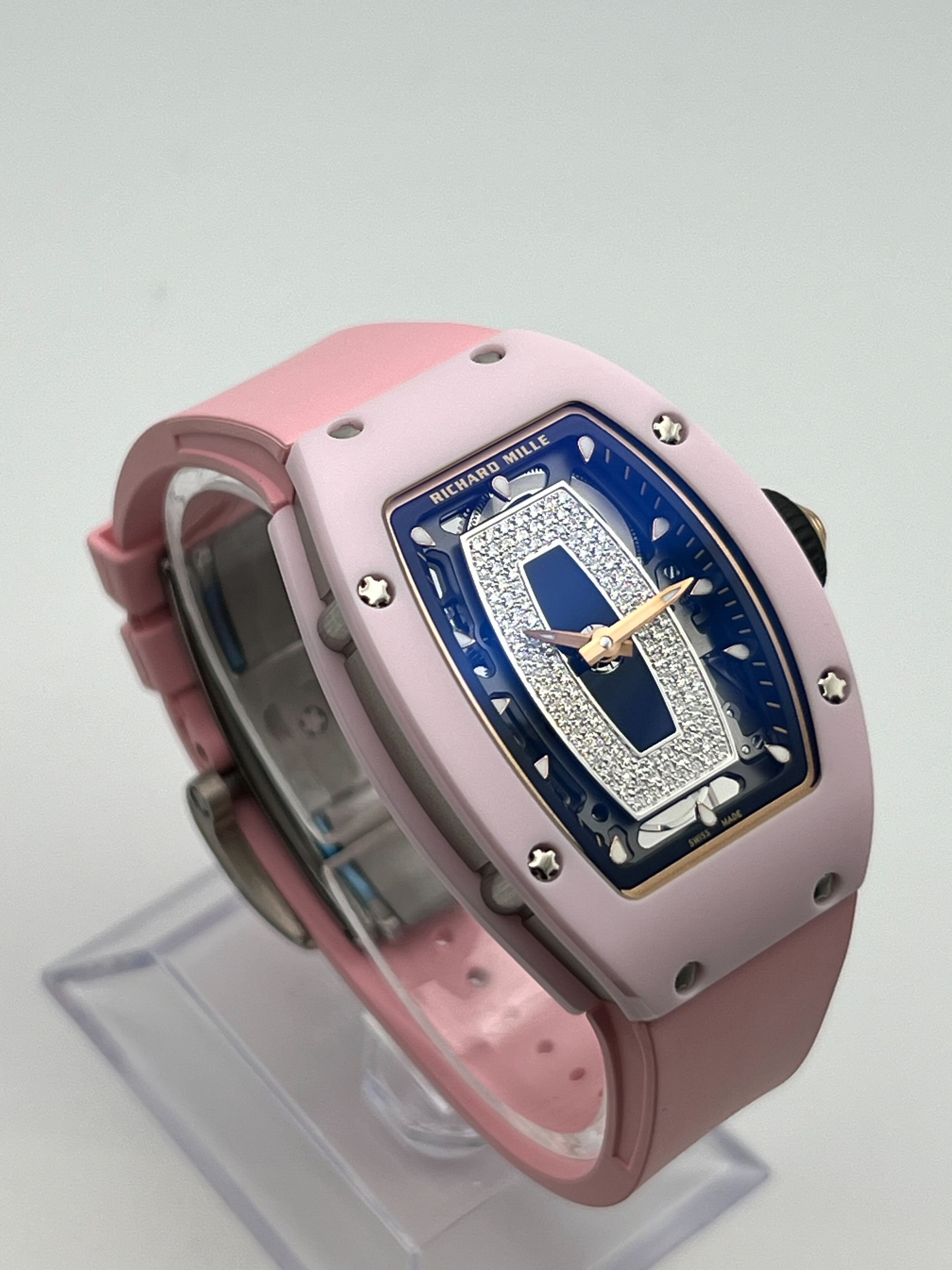 Richard Mille RM 07-01 'Ladies' Pink Ceramic & White Gold