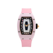Richard Mille RM 07-01 'Ladies' Pink Ceramic White Gold Rose Gold Diamond-Set Skeleton Dial
