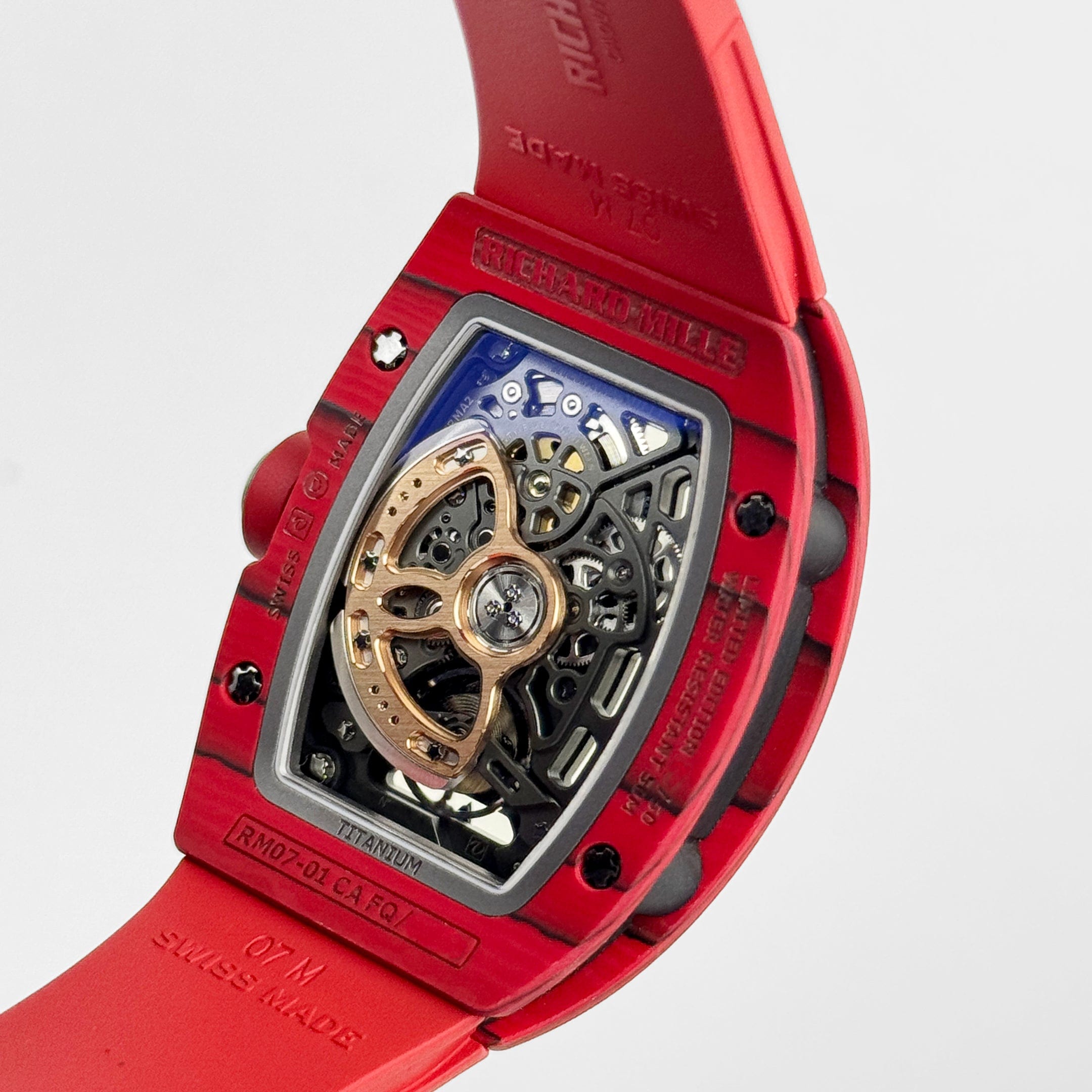 Richard Mille RM 07-01 'Ladies' 'Racing Red' Quartz TPT
