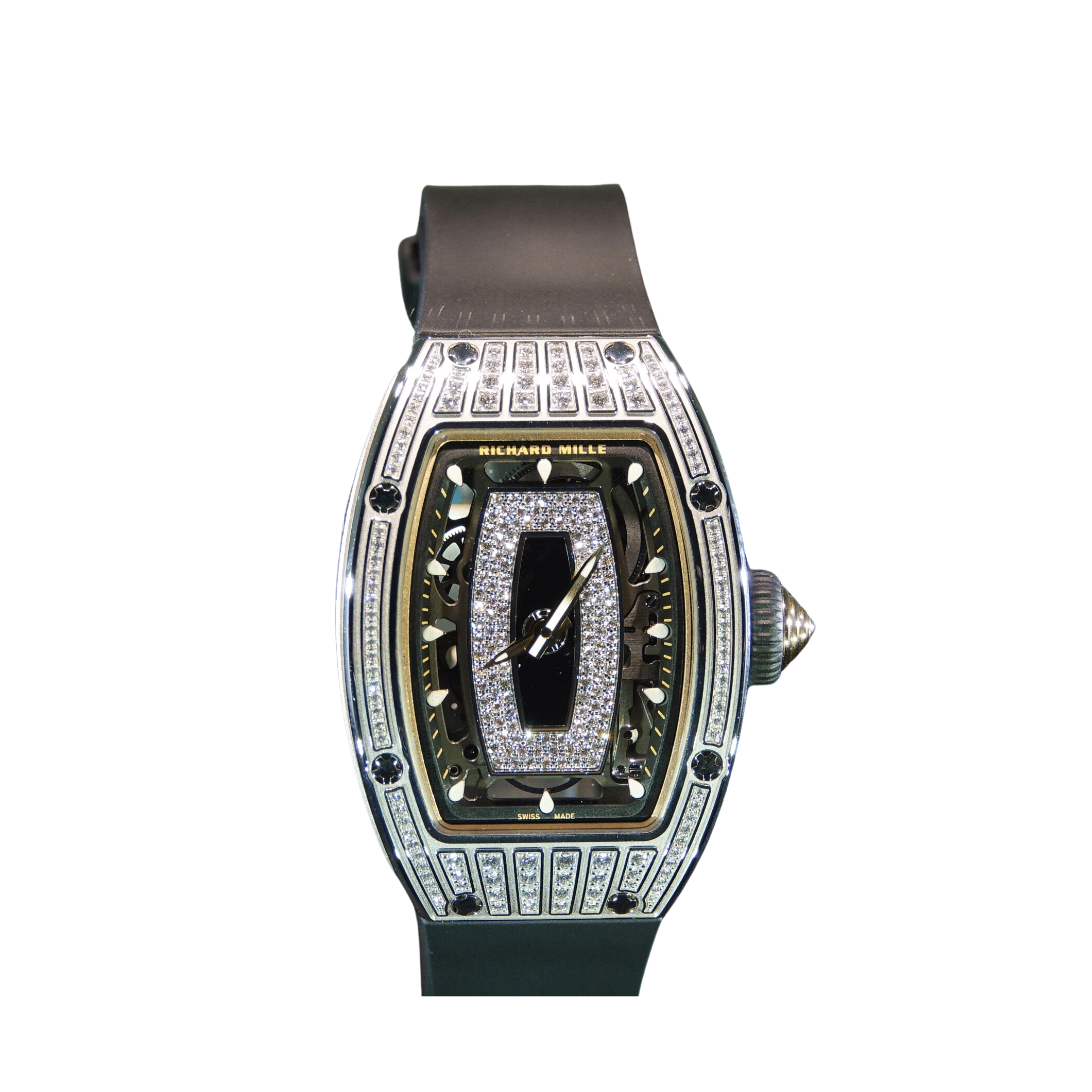 Richard Mille RM 07-01 White Gold Diamond Set Onyx Dial