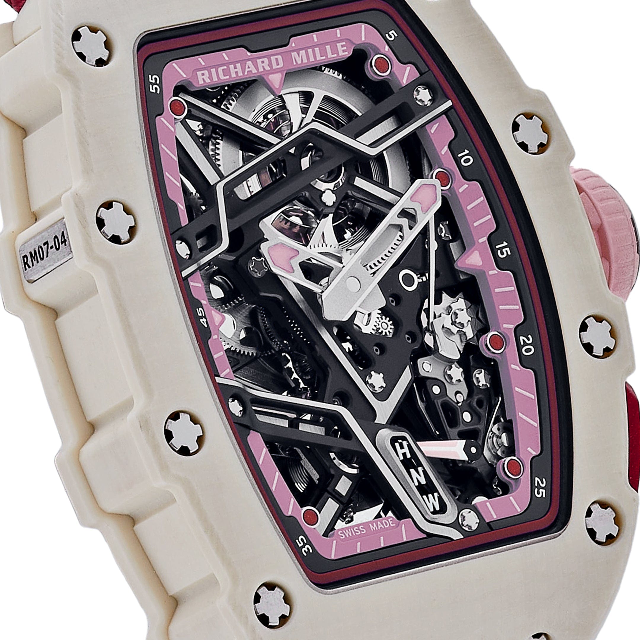 Richard Mille RM07-04 Automatic Sport  White Quartz TPT Skeleton Dial