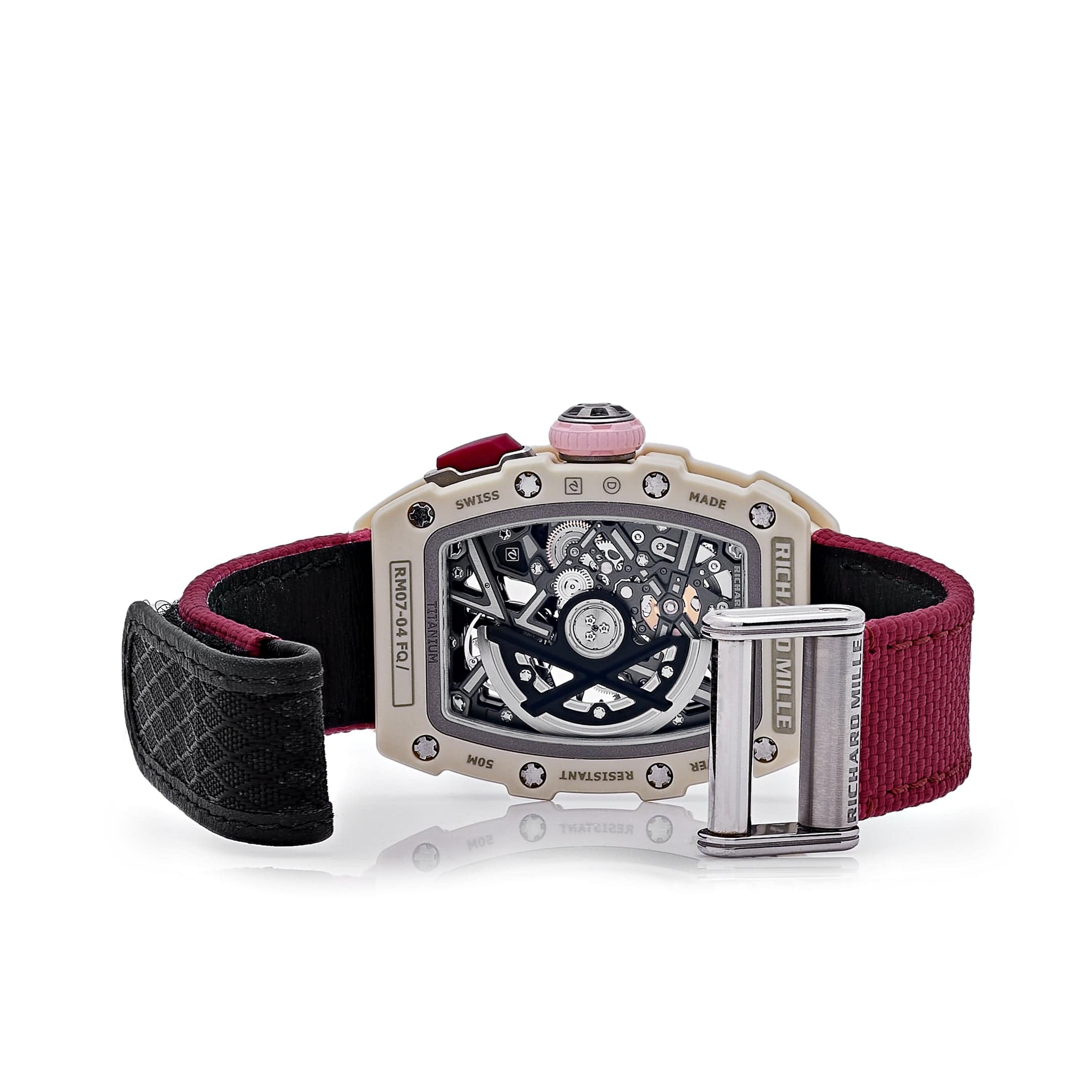 Richard Mille RM07-04 Automatic Sport  White Quartz TPT Skeleton Dial