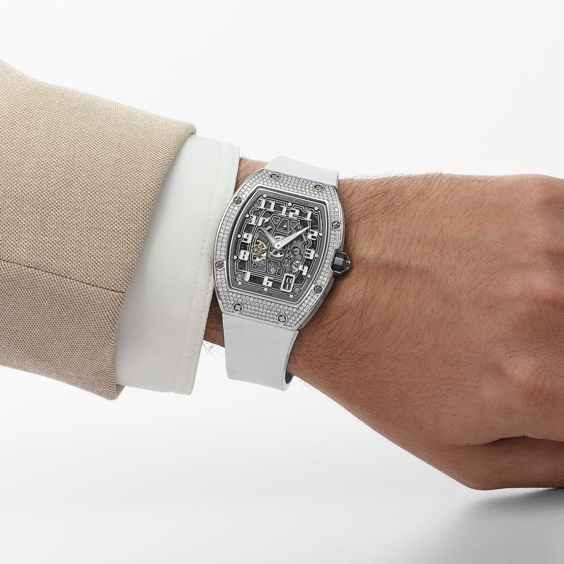 Richard Mille RM 67-01 Lifestyle Extra Flat White Gold Diamond Set (2019)