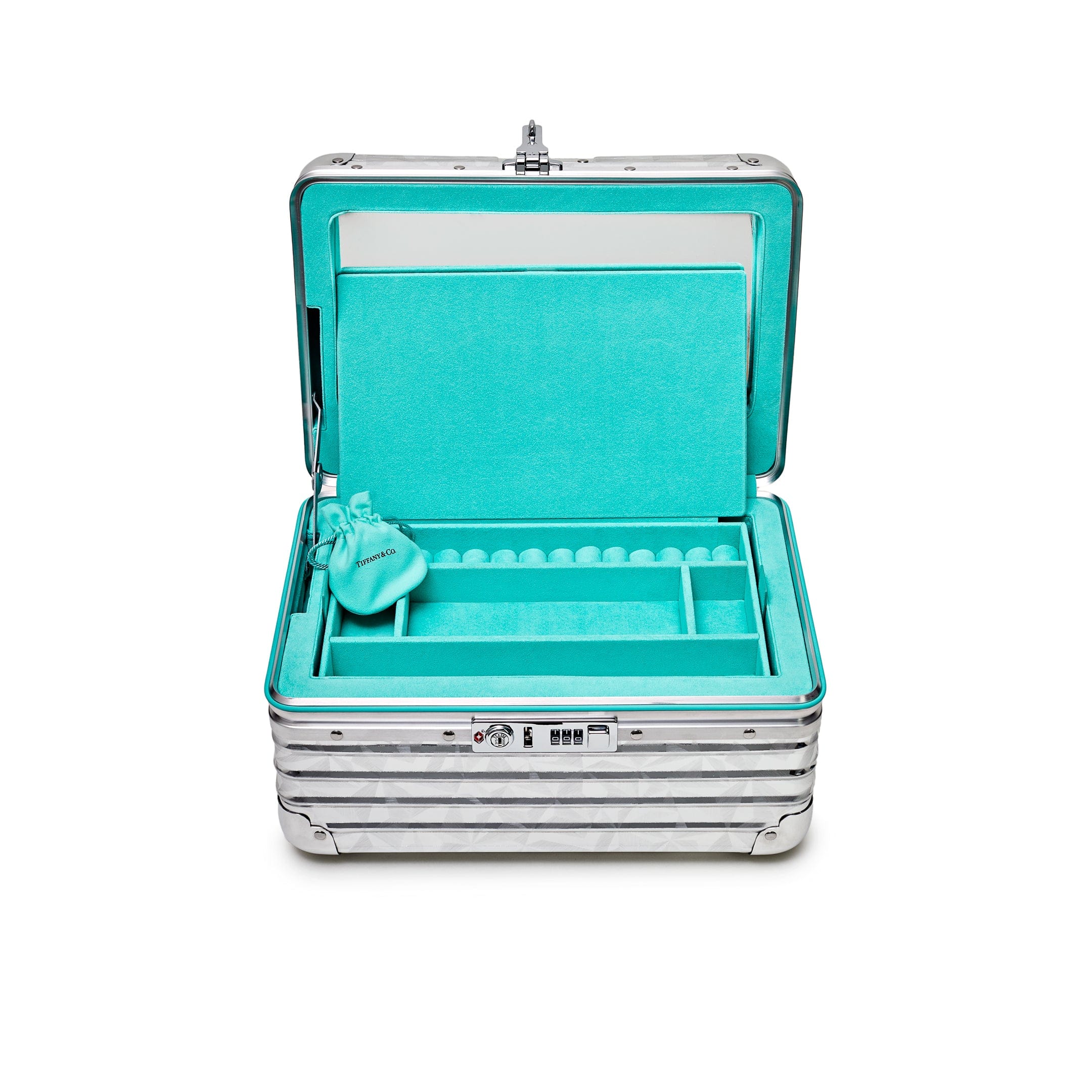 RIMOWA x Tiffany&Co. Set Personal / Jewelry Case / Rock Cut Cabin Limited Edition