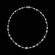 Riviera Yellow and White Lab Diamond Necklace