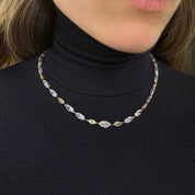 Riviera Yellow and White Lab Diamond Necklace