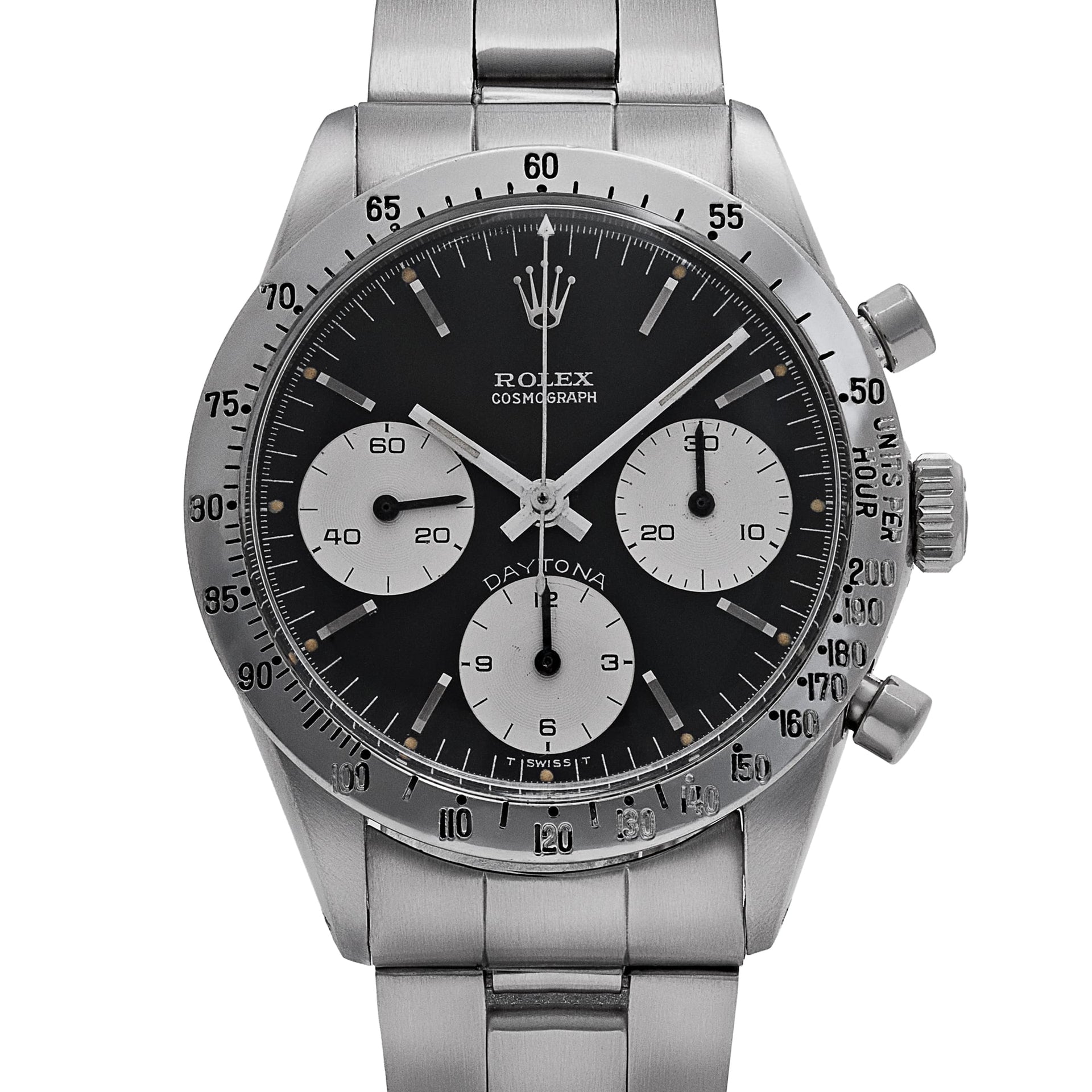Rolex 'Blue' Daytona 6262 Stainless Steel Black 'Reverse Panda' Dial (1970)