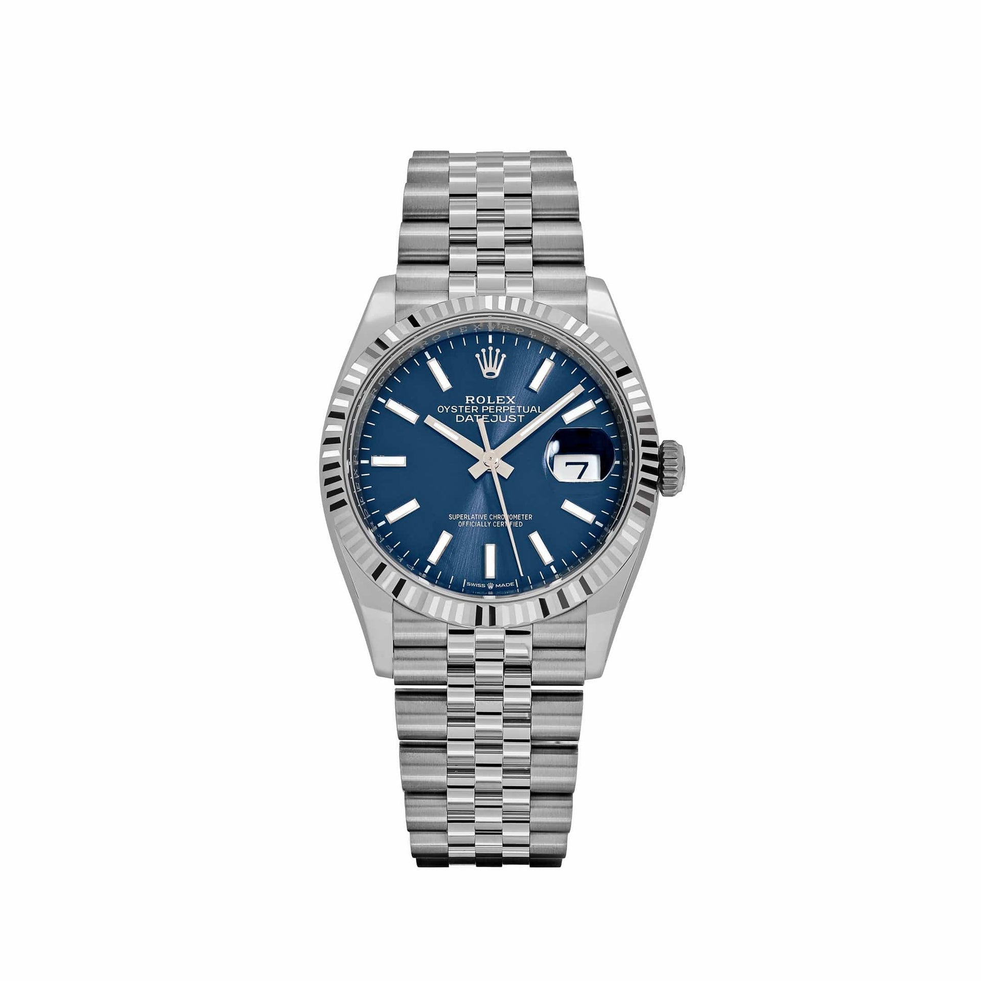 Rolex Datejust 126234 Stainless Steel Blue Dial Jubilee (2025)