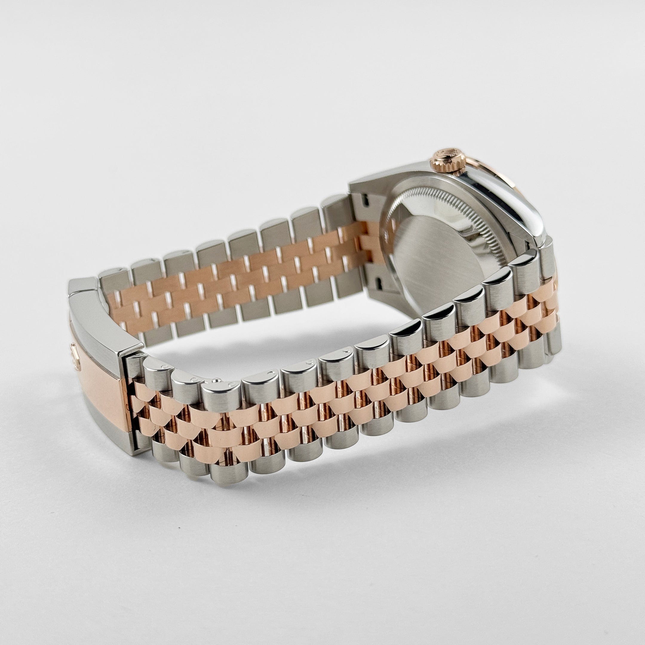 Rolex Datejust 126281RBR Rose Gold Stainless Steel Slate Diamond Dial Diamond Bezel (2023)