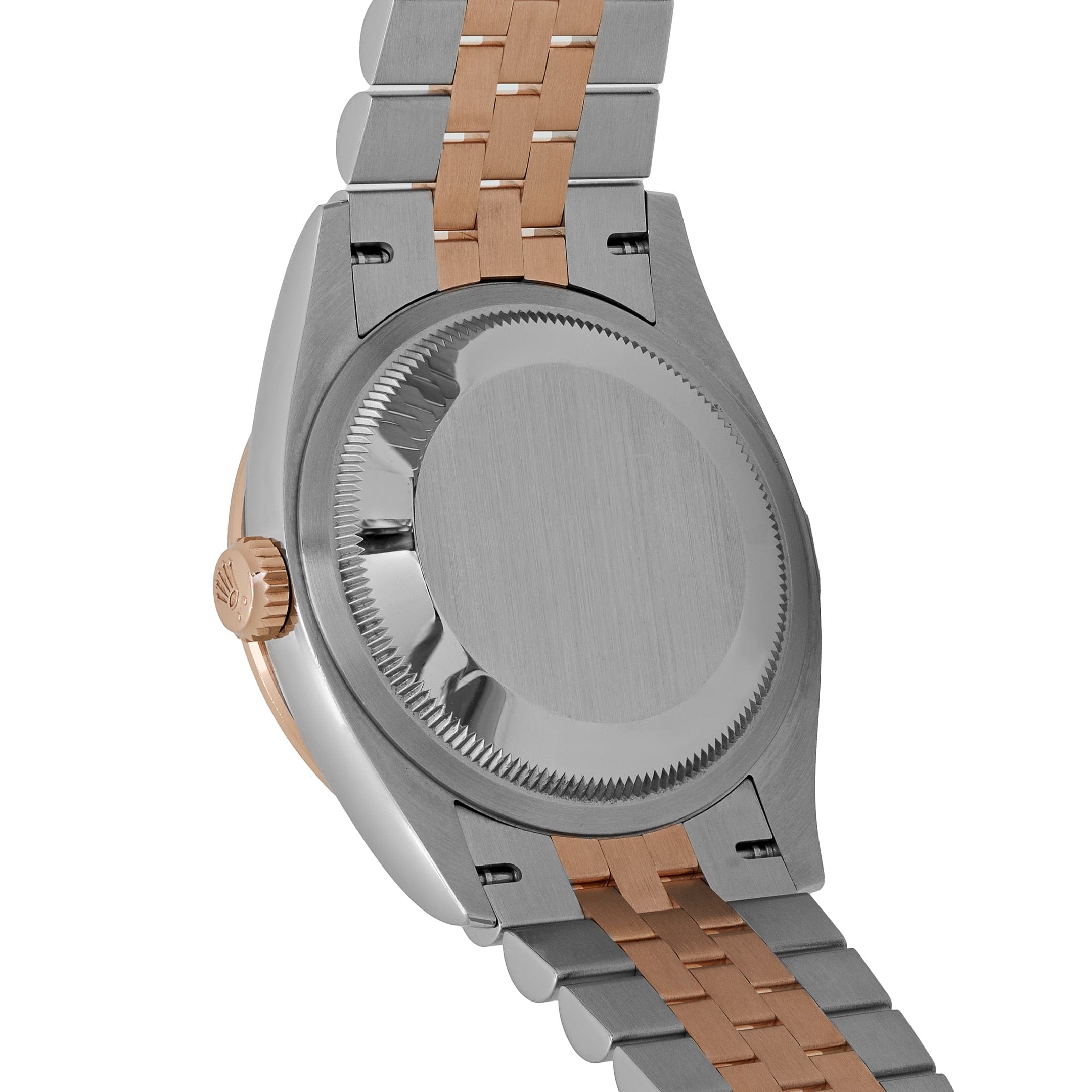 Rolex Datejust 126281RBR Rose Gold Stainless Steel Slate Diamond Dial Diamond Bezel (2025)