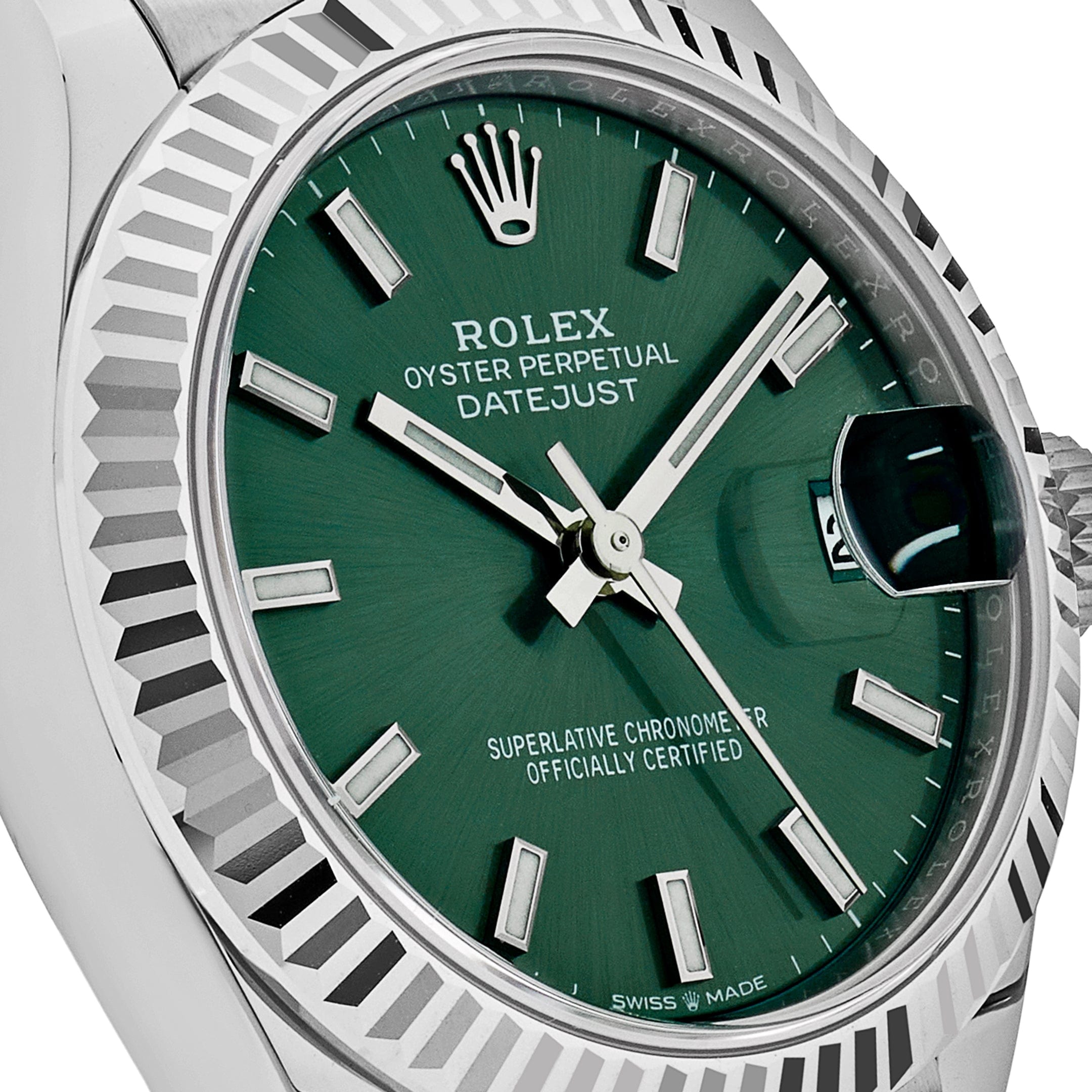 Luxury Watch Rolex Datejust 31 Ladies'  Stainless Steel Mint Green Dial Jubilee  278274 Wrist Aficionado