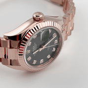 Rolex Datejust 279175 'Ladies' Rose Gold Olive Diamond Dial (2025)