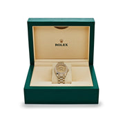 Rolex Datejust 28 279138RBR 'Ladies' Yellow Gold Champagne Diamond Dial President (2022)