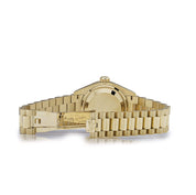 Rolex Datejust 28 279138RBR 'Ladies' Yellow Gold Champagne Diamond Dial President (2025)