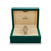 Rolex Datejust 28 279138RBR 'Ladies' Yellow Gold Champagne Diamond Dial President (2025)