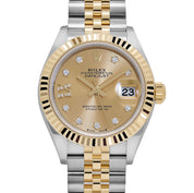Rolex Datejust 28 279173 'Ladies' Stainless Steel Yellow Gold Champagne Diamond Dial Jubilee (2026)