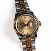Rolex Datejust 28 279173 'Ladies' Stainless Steel Yellow Gold Champagne Diamond Dial Jubilee (2026)