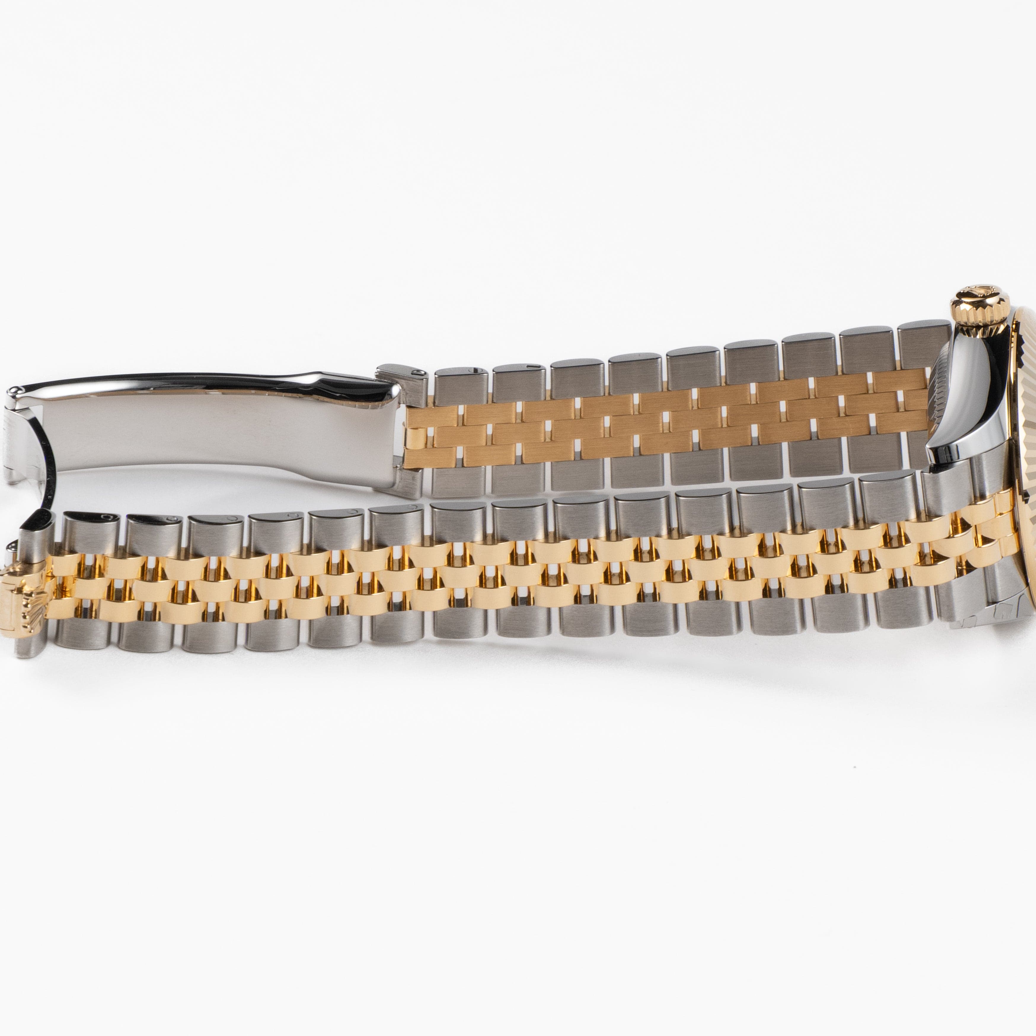 Rolex Datejust 28 279173 'Ladies' Stainless Steel Yellow Gold Mother of Pearl Diamond Dial Jubilee