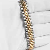 Rolex Datejust 28 279173 'Ladies' Stainless Steel Yellow Gold Mother of Pearl Diamond Dial Jubilee