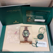Rolex Datejust 28 279175 'Ladies' Rose Gold Olive Diamond Dial (2025)