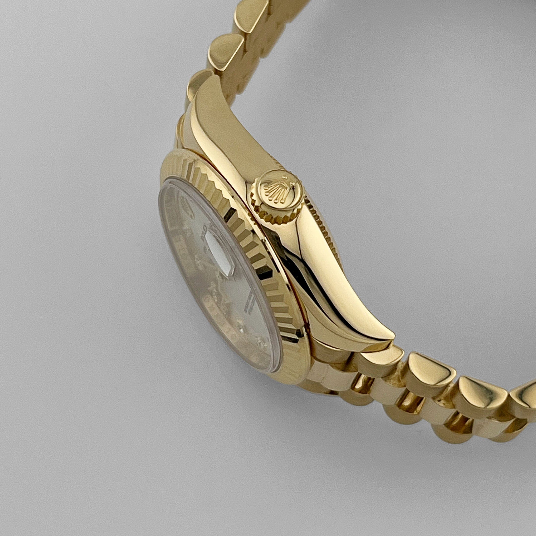 Rolex Datejust 28 279178 'Ladies' Yellow Gold Silver Diamond Dial (2021)