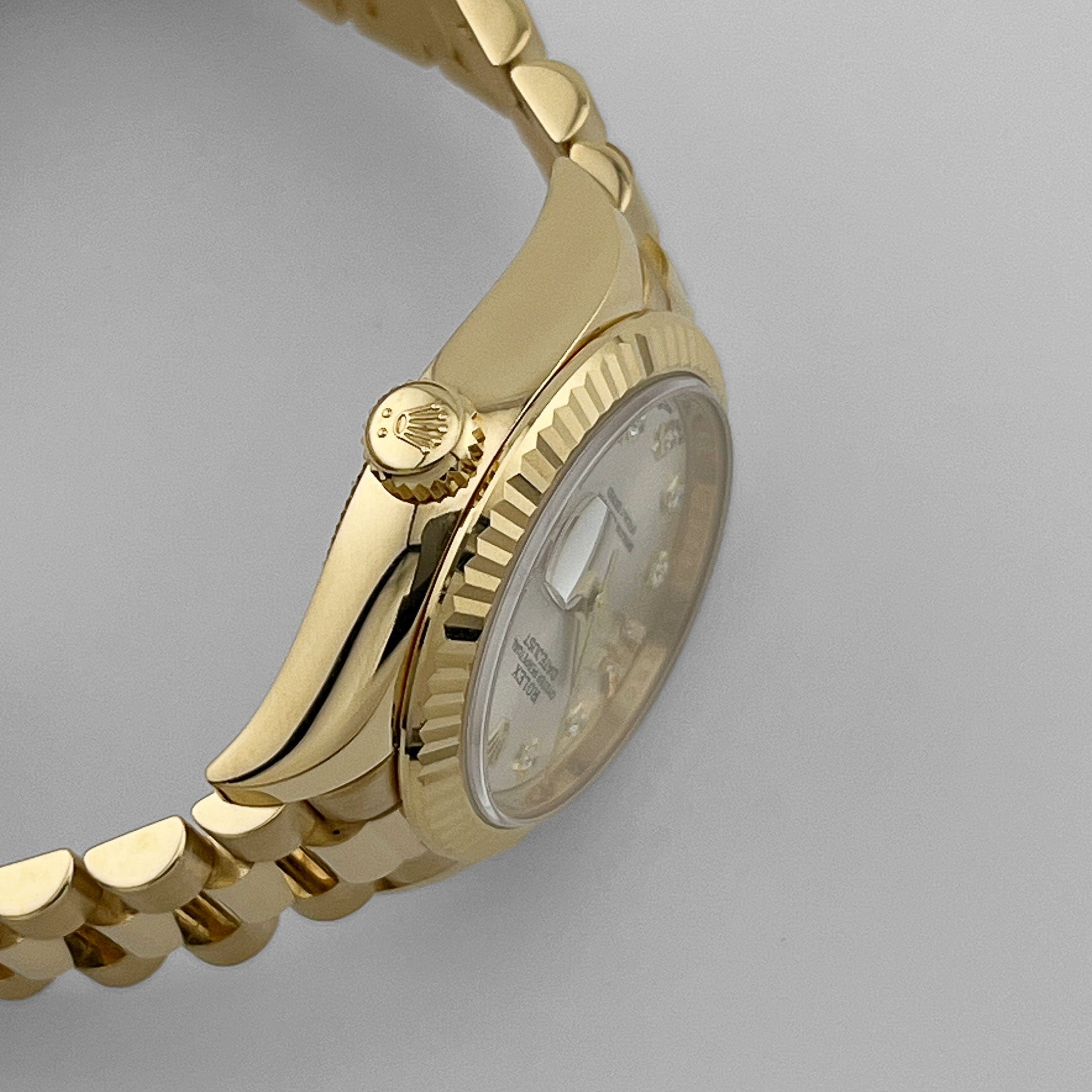 Rolex Datejust 28 279178 'Ladies' Yellow Gold Silver Diamond Dial (2021)