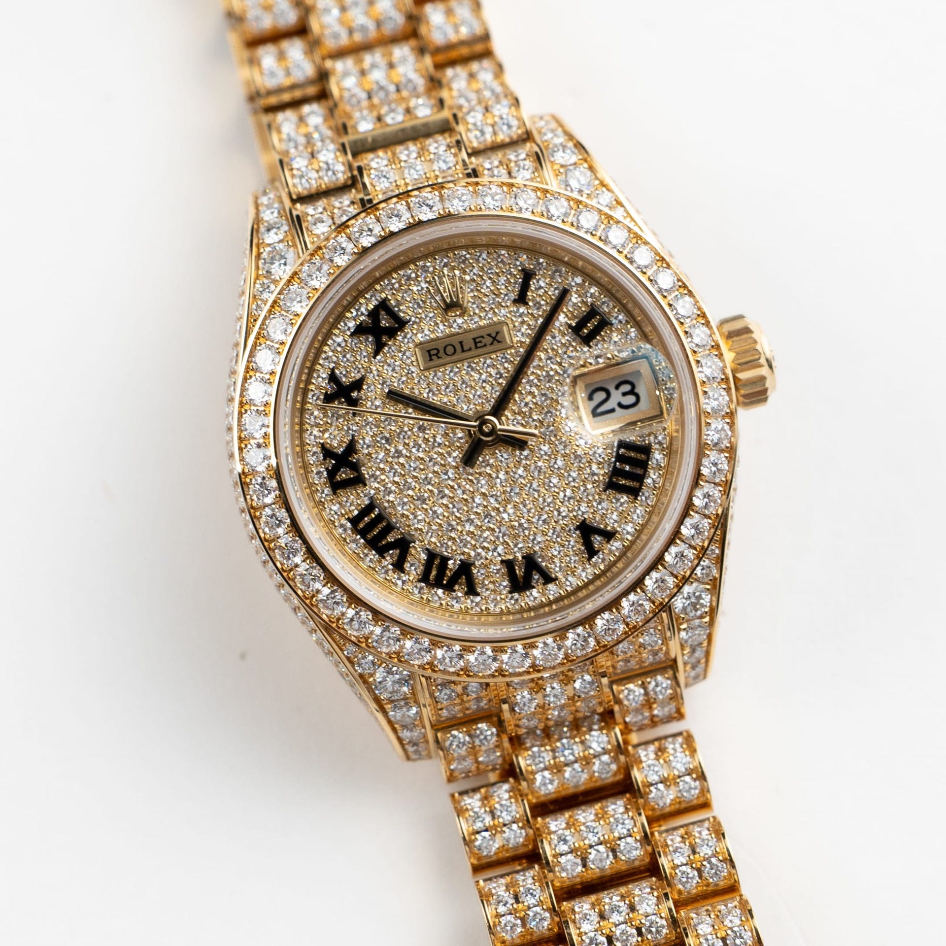 Rolex Datejust 28 279458RBR 'Ladies' Yelow Gold Diamond Set Jubilee (2021)
