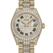 Rolex Datejust 28 279458RBR 'Ladies' Yelow Gold Diamond Set Jubilee (2021)