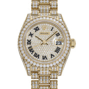 Rolex Datejust 28 279458RBR 'Ladies' Yelow Gold Diamond Set Jubilee (2021)