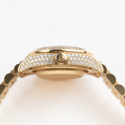 Rolex Datejust 28 279458RBR 'Ladies' Yelow Gold Diamond Set Jubilee (2021)