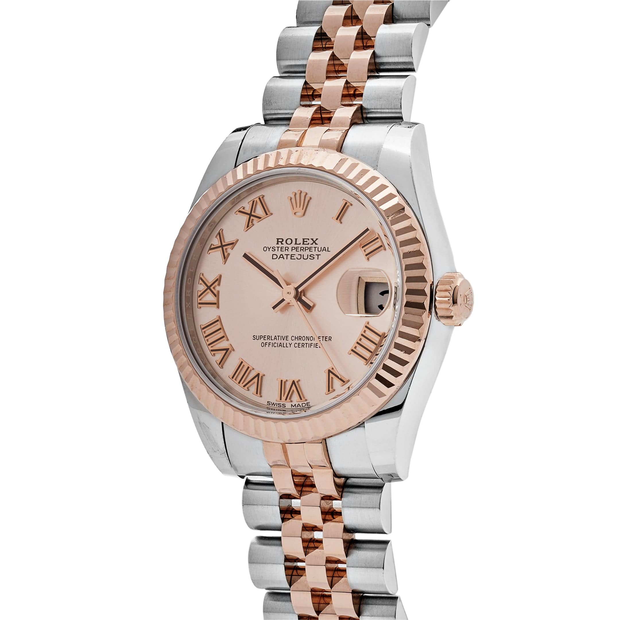 Rolex Datejust 31 178271 'Ladies' Rose Gold Stainless Steel Sundust Dial