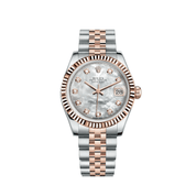 Rolex Datejust 31 178271 'Ladies' Stainless Steel Rose Gold Mother of Pearl Diamond Dial Jubilee (2018)