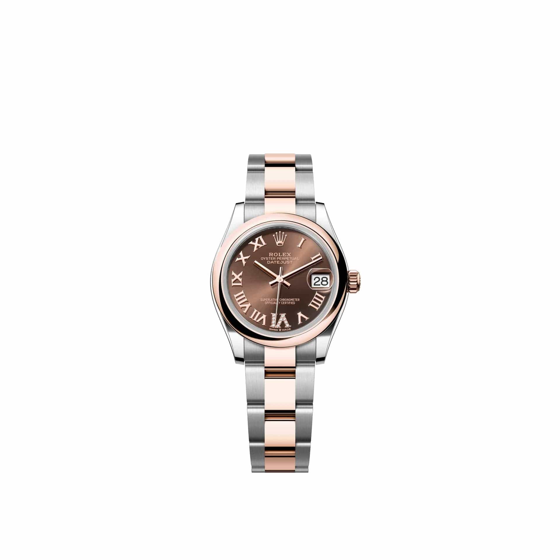 Rolex Datejust 31 278241 Rose Gold Stainless Steel Chocolate Diamond Roman Dial Oyster (2026)