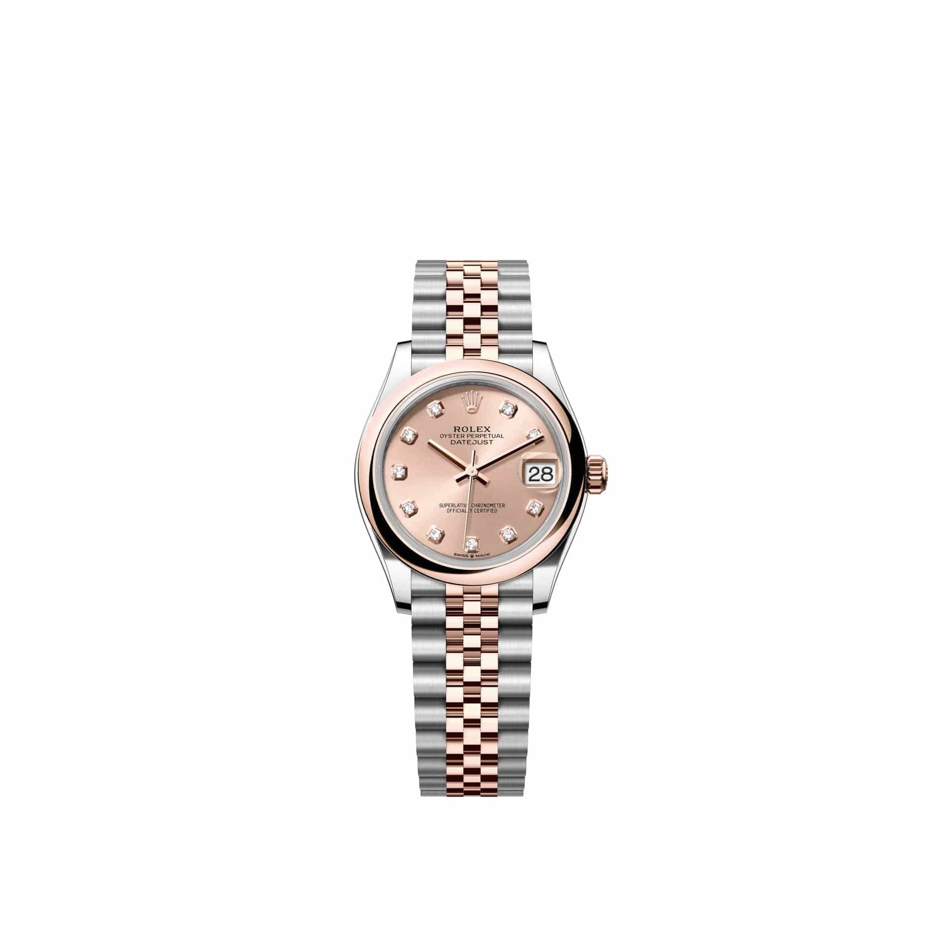 Rolex Datejust 31 278241 Rose Gold Stainless Steel Rose Diamond Dial Jubilee (2026)