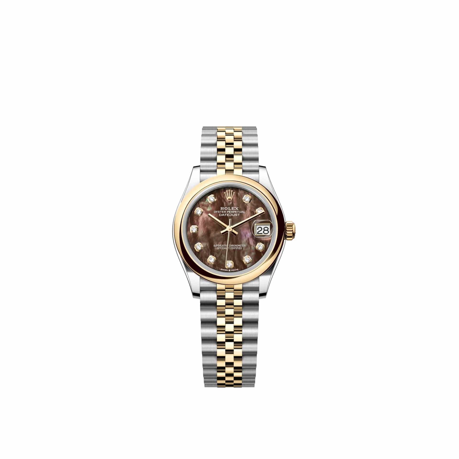 Rolex Datejust 31 278243 Yellow Gold Stainless Steel Black Mother of Pearl Diamond Dial Jubilee (2026)