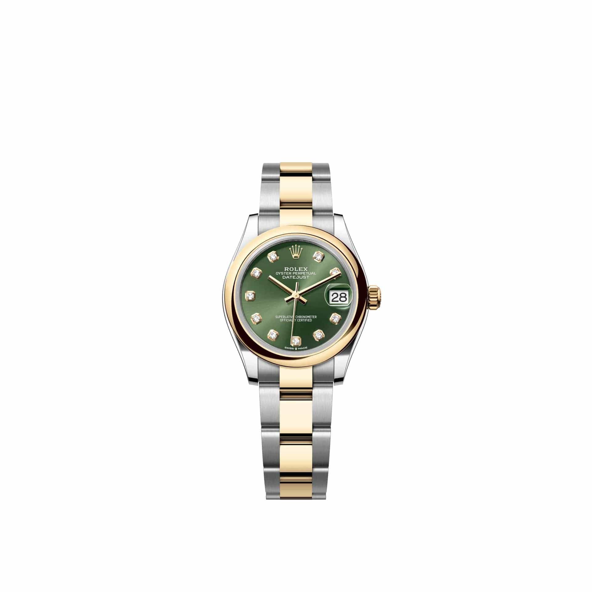 Rolex Datejust 31 278243 Yellow Gold Stainless Steel Olive Green Diamond Dial Oyster (2026)