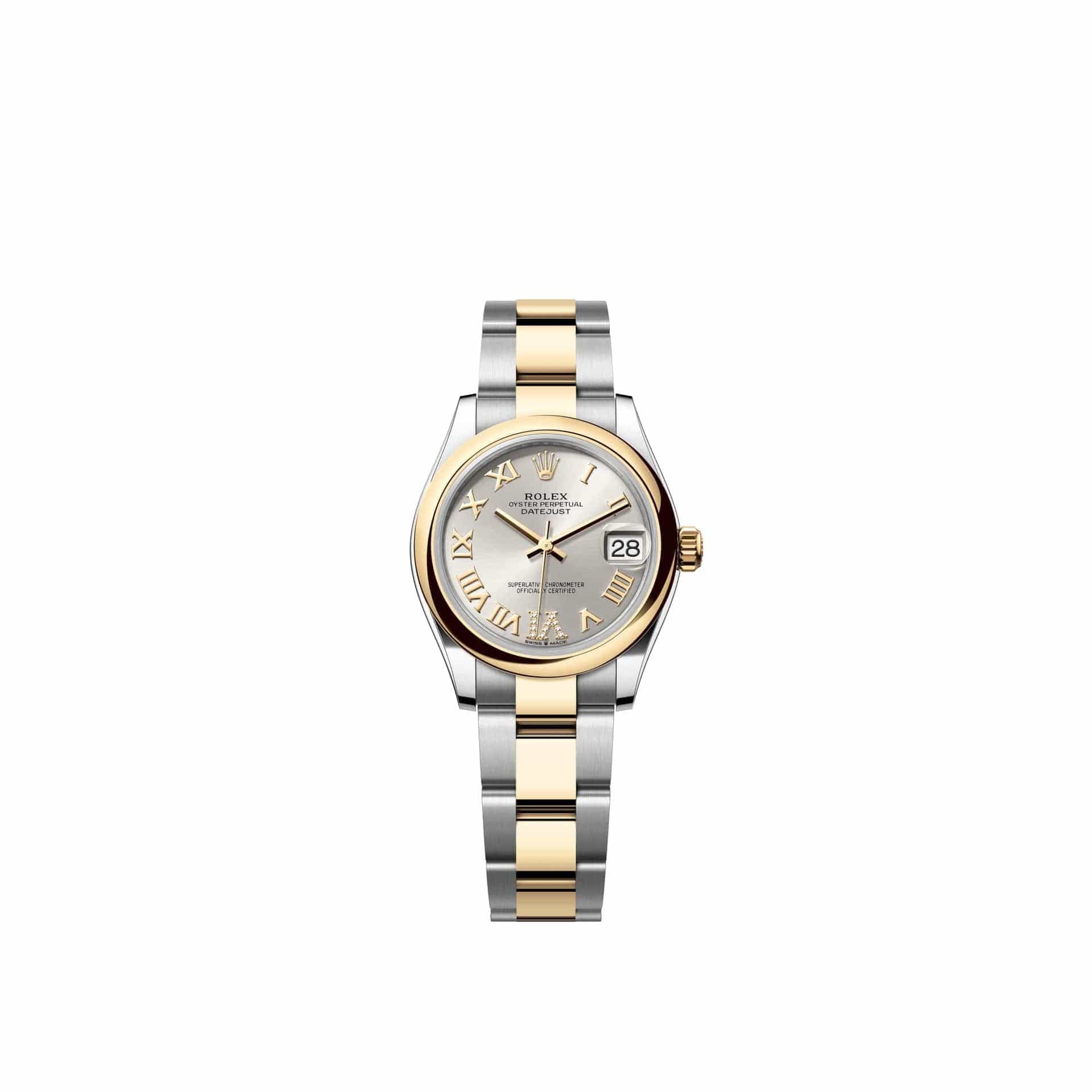 Rolex Datejust 31 278243 Yellow Gold Stainless Steel Silver Diamond Roman Dial Oyster (2026)