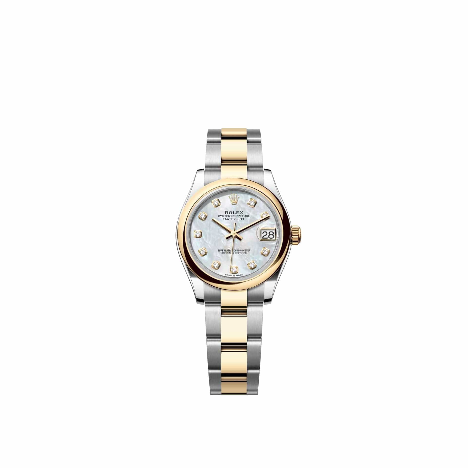 Rolex Datejust 31 278243 Yellow Gold Stainless Steel White Mother of Pearl Diamond Dial Oyster (2026)