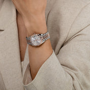 Rolex Datejust 278271 'Ladies' Stainless Steel Rose Gold Silver Diamond Dial (2025)