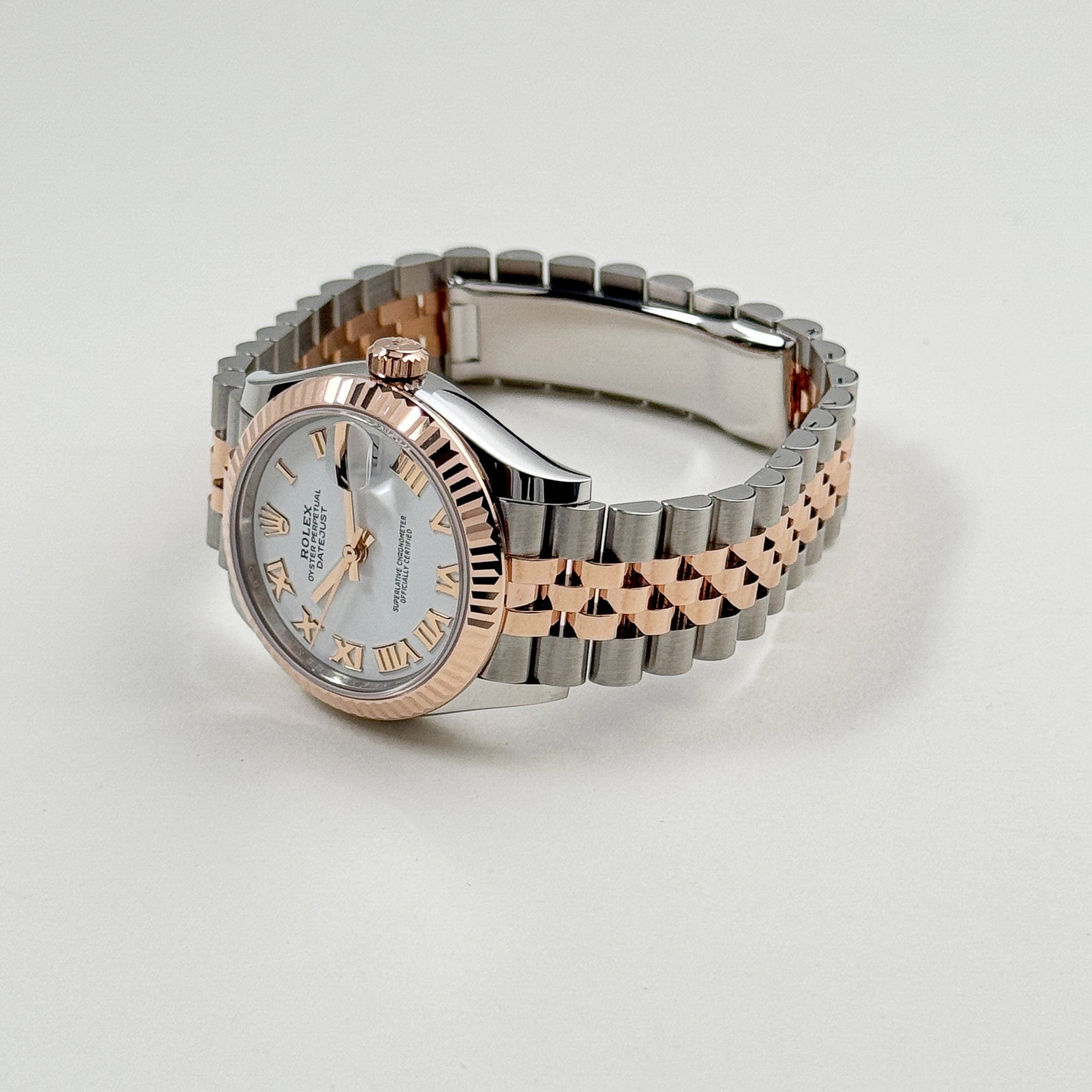 Rolex Datejust 31 278271 'Ladies' Stainless Steel Rose Gold White Roman Numerals Dial (2025)