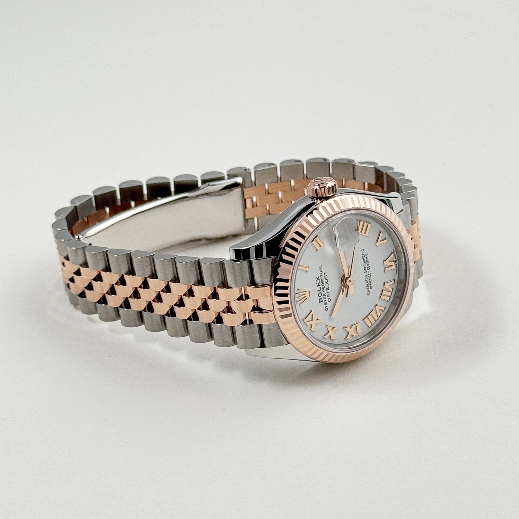 Rolex Datejust 31 278271 'Ladies' Stainless Steel Rose Gold White Roman Numerals Dial (2025)
